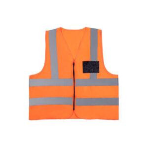 Orange Solid Reflective Bib