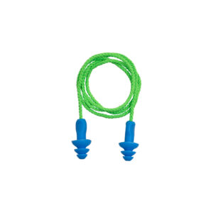 Reusable Corded Blue Mushroom Earplugs