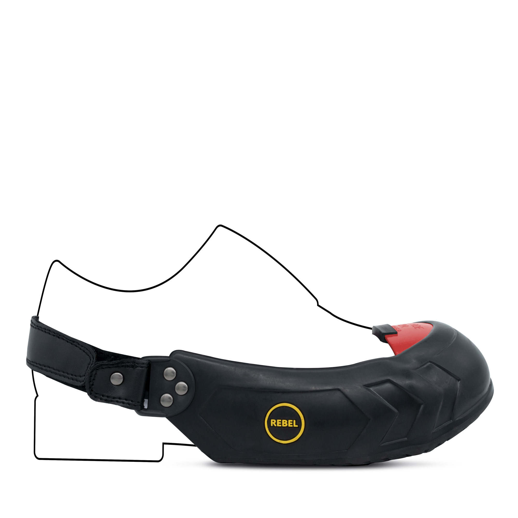 Rebel Safety Visitor Overshoe