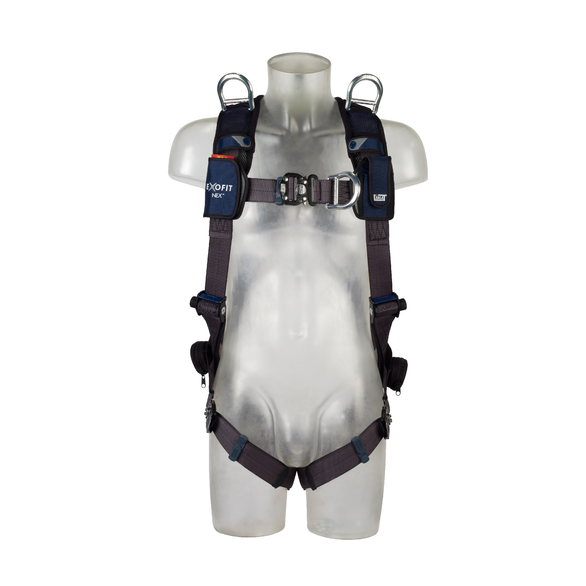 Rescue Harness with Belt (4 Point + Shoulder Connections, Quick Connect)