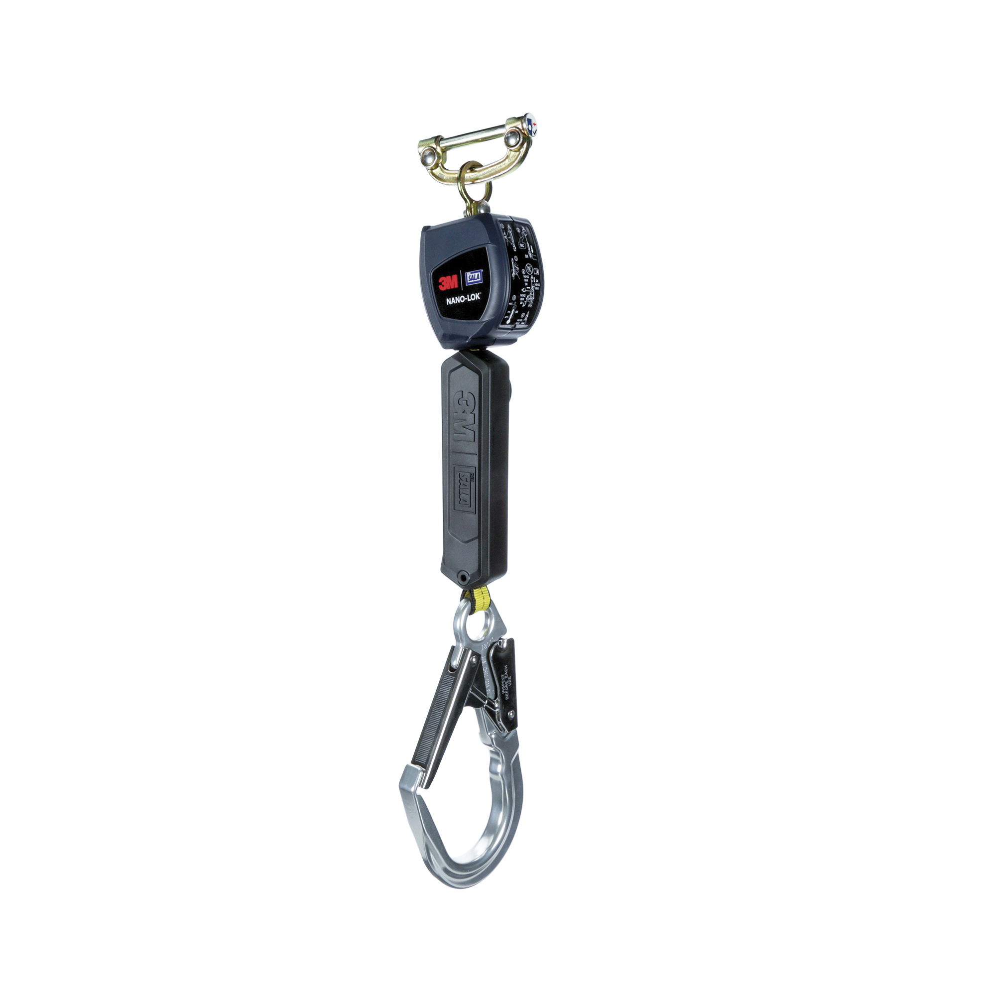 Self-Retracting Lifeline, Web, Twin Leg, HD Rebar Hook