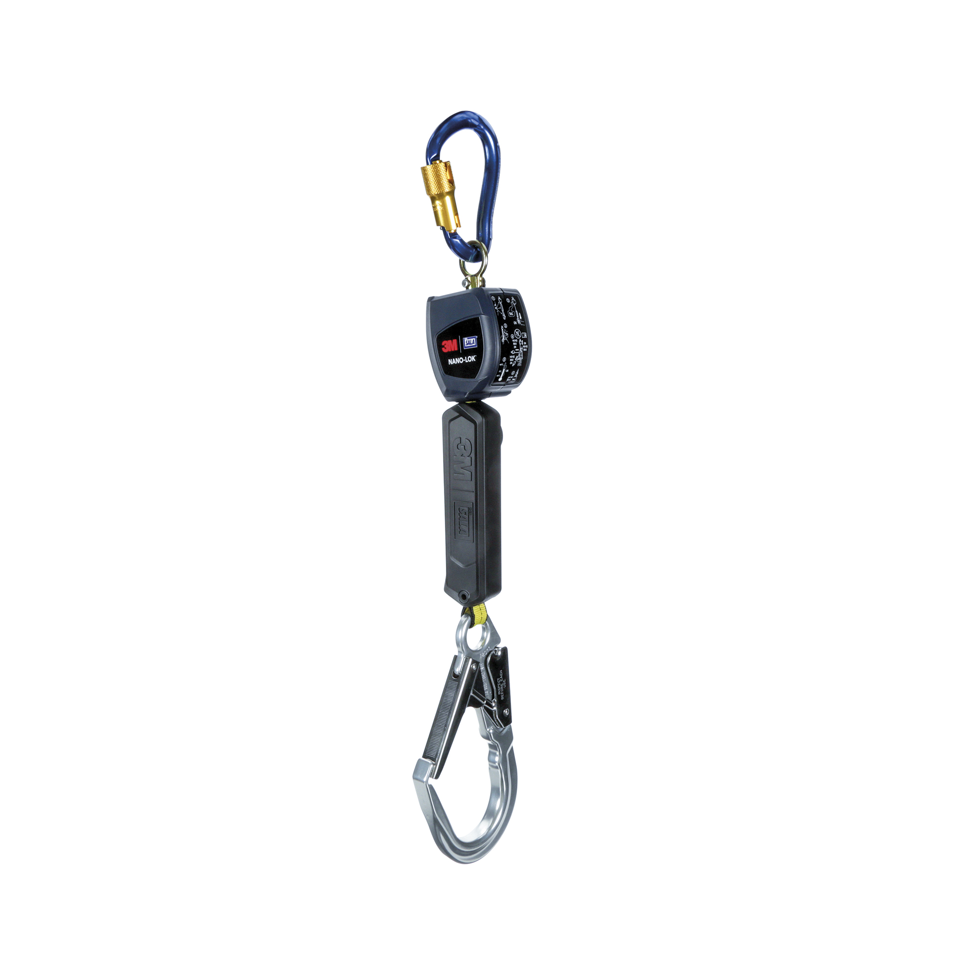 Self-Retracting Lifeline, Web, Twin Leg, HD Rebar Hook