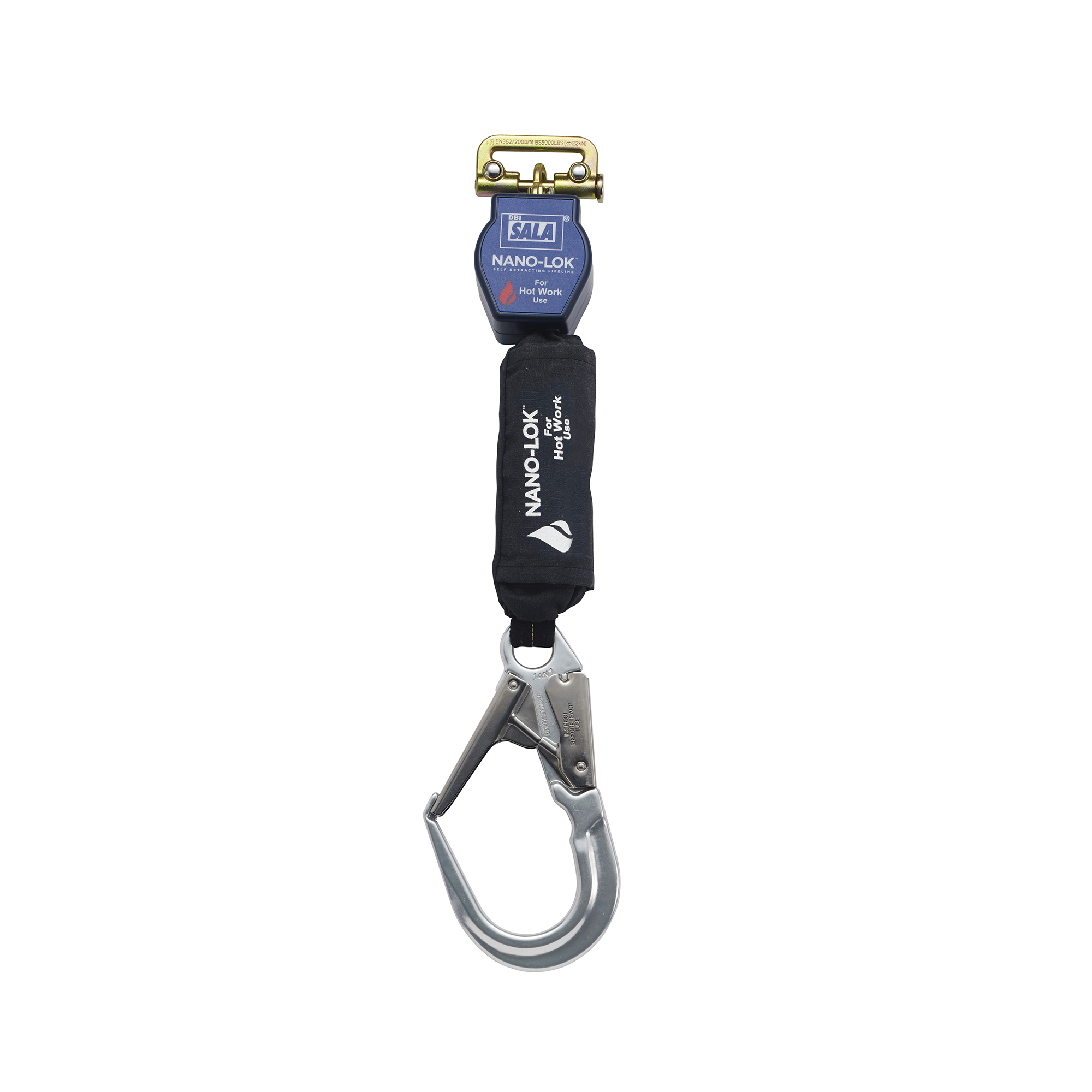 Nano-Lok™ for Hot Work SRL, Web, Aluminium Scaffold Hook, Harness Connection