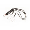 Welders Shock Absorbing Lanyard - Twin Leg, Web, Scaffold Hooks, HOT WORKS