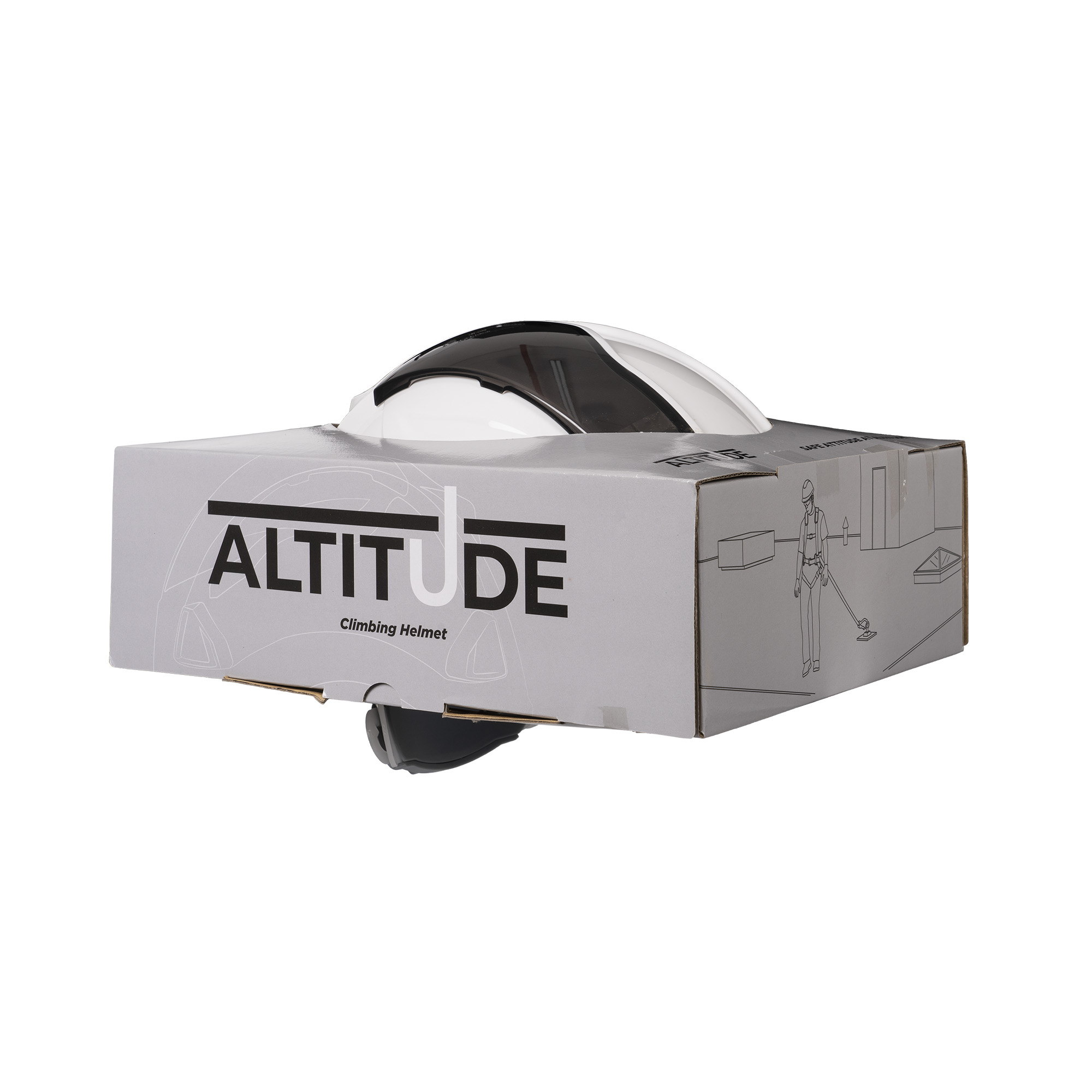 Rebel Climbing Helmet c_w Chin Strap and Ratchet Tightening