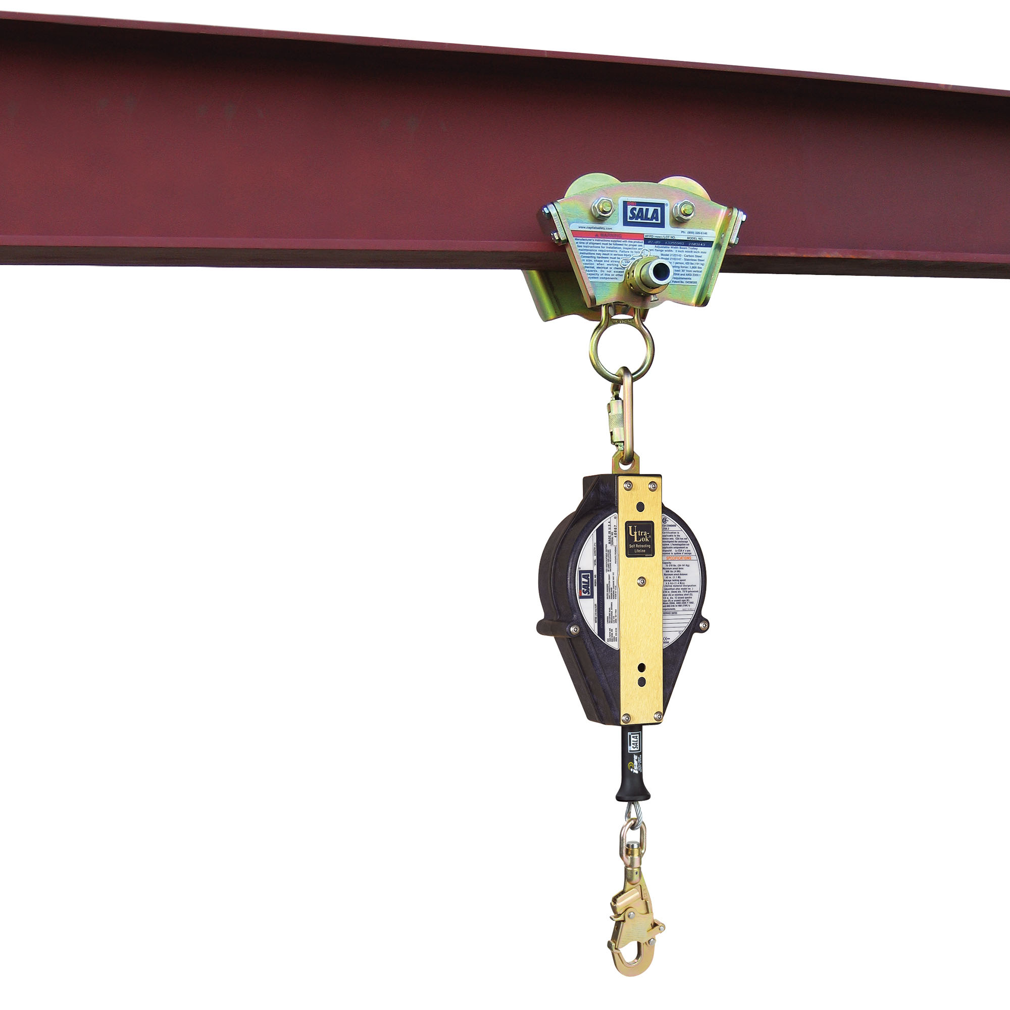 Adjustable Width I-Beam Trolley Anchor