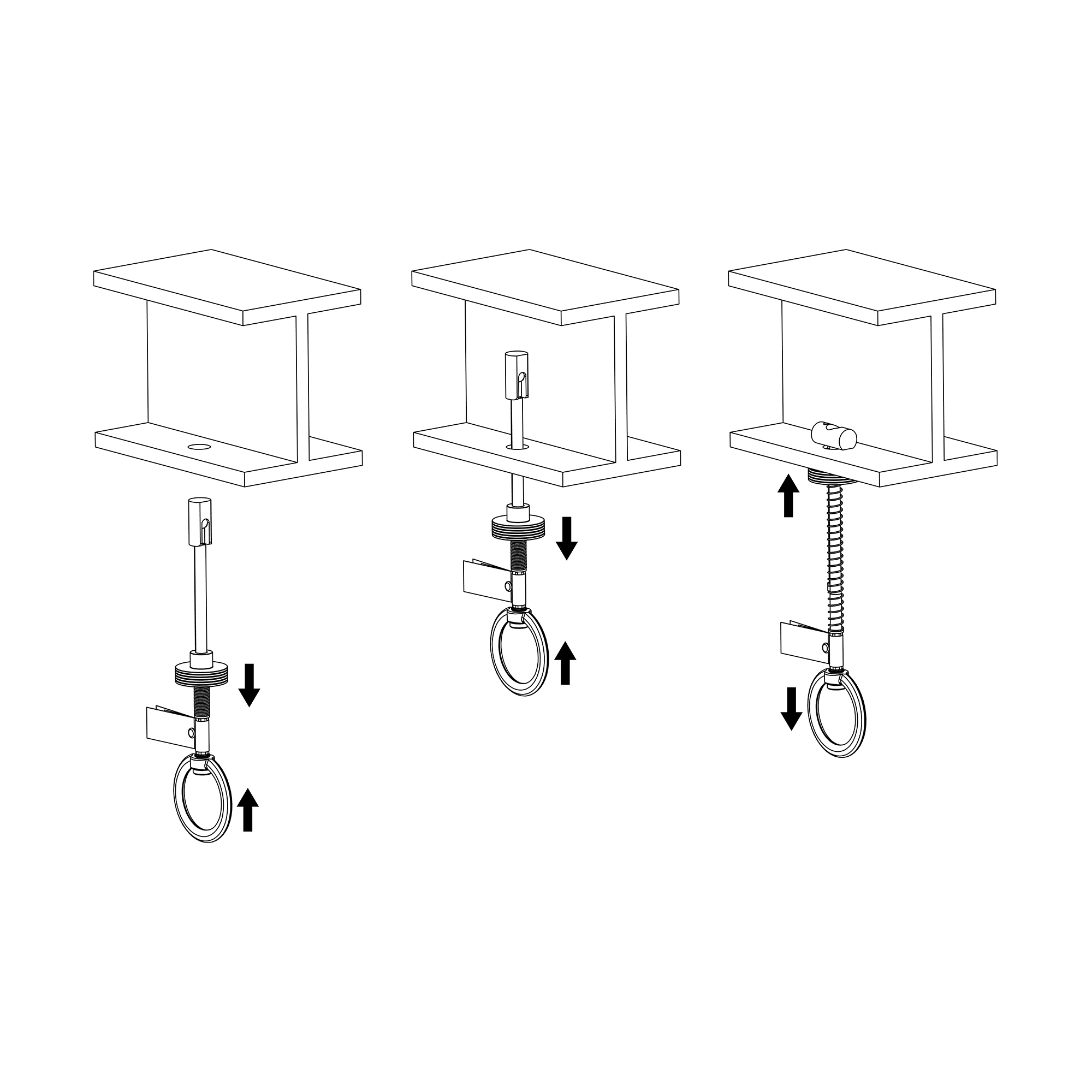 Saflok Single Point Temporary Anchor, Toggle Anchor