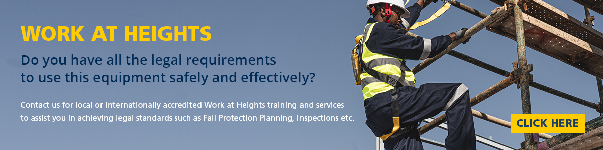 Protekta work at heights training banner long