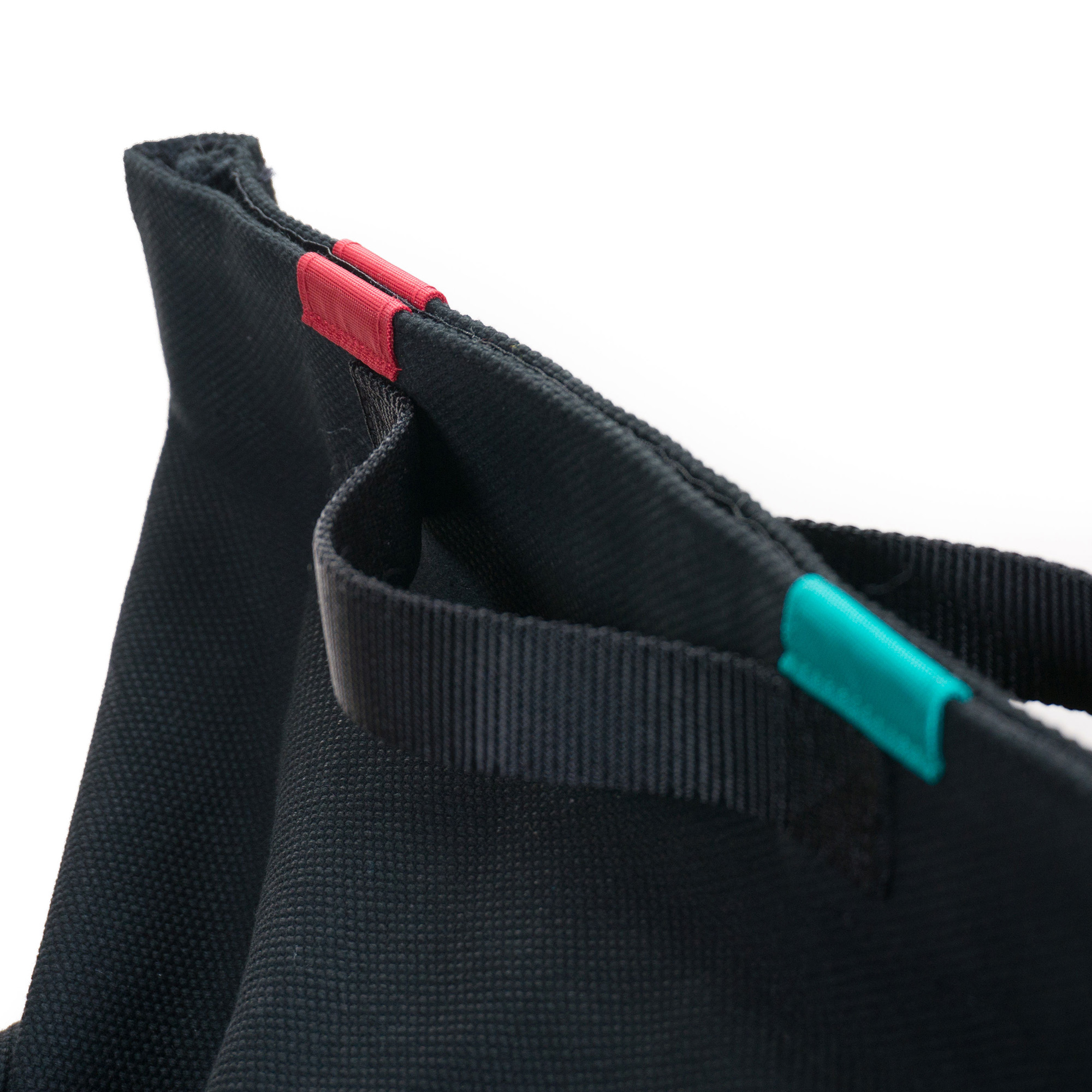 Canvas with Hook and Loop Safe Bucket with D-Rings