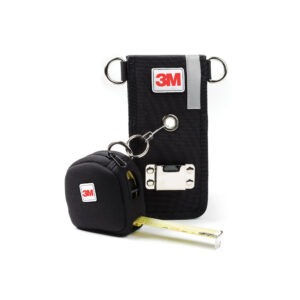 Holster with Retractor and Tape Measure Sleeve Combo